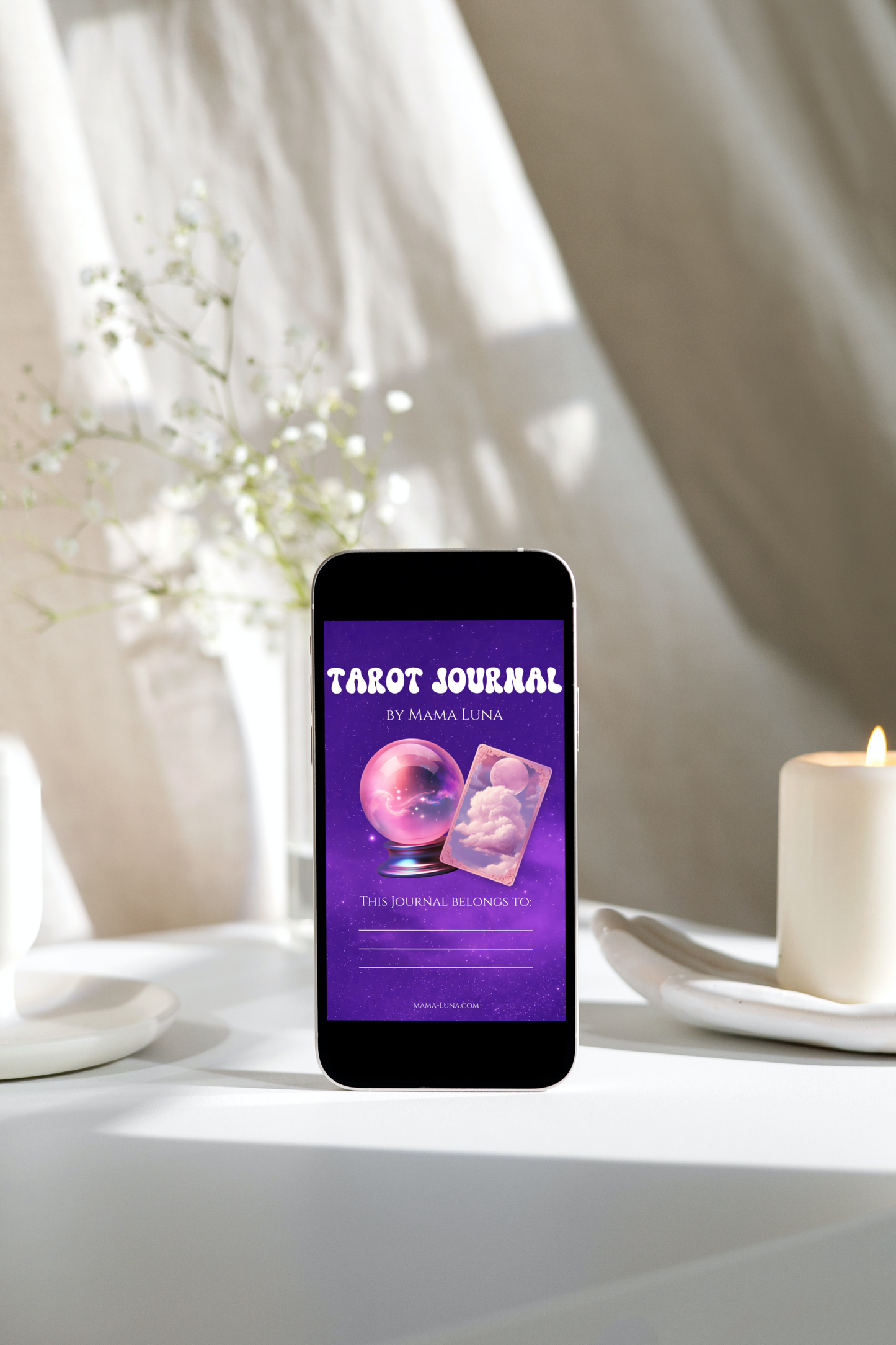 Digital Tarot Journal (Printable): All-in-one Journal,  beginner-friendly Tarot spreads & more